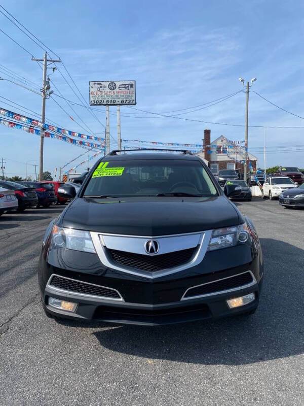 Used 2011 Acura MDX Technology & Entertainment Package with VIN 2HNYD2H42BH500227 for sale in New Castle, DE