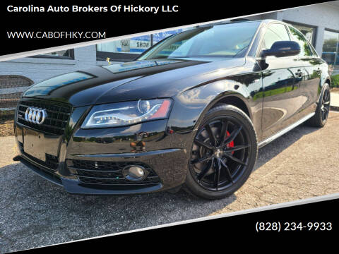 2012 Audi A4 for sale at Carolina Auto Brokers of Hickory LLC in Newton NC