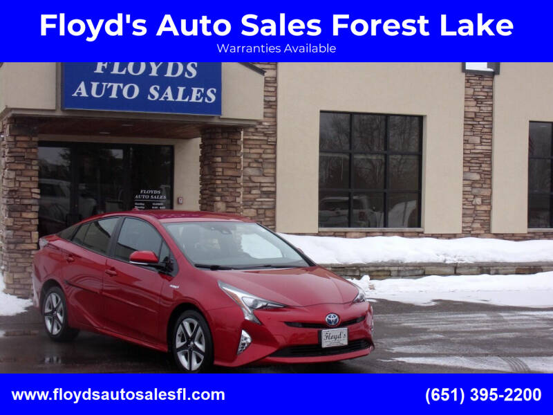 2017 Toyota Prius for sale at Floyd's Auto Sales Forest Lake in Forest Lake MN