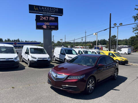2015 Acura TLX for sale at Lakeside Auto in Lynnwood WA