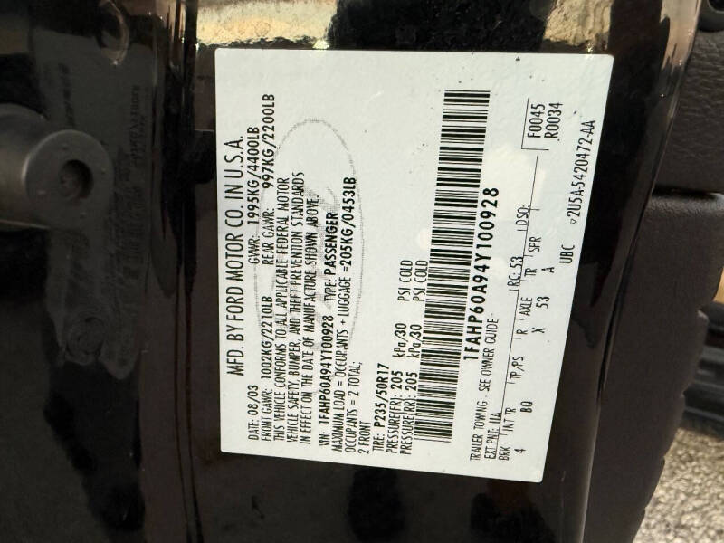 2004 Ford Thunderbird Deluxe