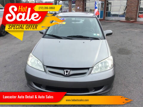 2005 Honda Civic for sale at Lancaster Auto Detail & Auto Sales in Lancaster PA