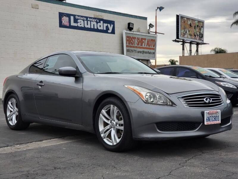 2010 Infiniti G37 Coupe for sale at First Shift Auto in Ontario CA