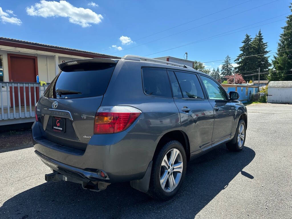 2008 Toyota Highlander for sale at Cascade Motors in Olympia, WA