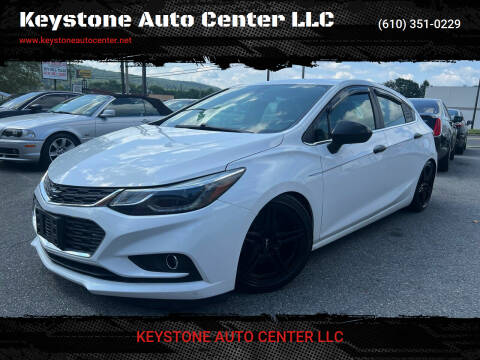 2018 Chevrolet Cruze for sale at Keystone Auto Center LLC in Allentown PA