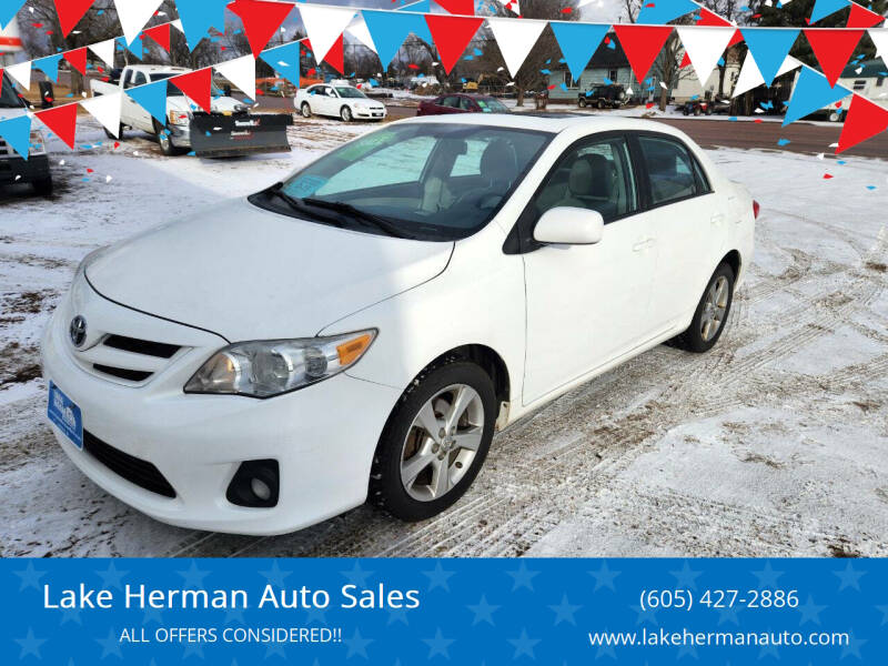 2011 Toyota Corolla for sale at Lake Herman Auto Sales in Madison SD