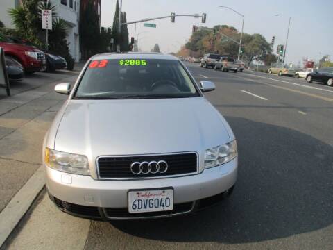 2003 Audi A4 for sale at West Auto Sales in Belmont CA