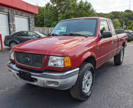 2003 Ford Ranger for sale at TEMPLE AUTO SALES in Zanesville OH