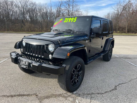 2017 Jeep Wrangler Unlimited for sale at Lot 31 Auto Sales in Kenosha WI