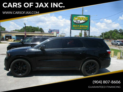 2013 Dodge Durango for sale at CARS OF JAX INC. in Jacksonville FL