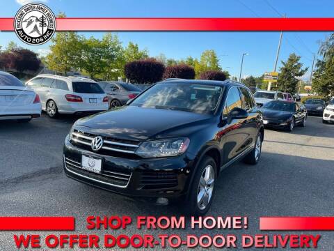 2013 Volkswagen Touareg for sale at Auto 206, Inc. in Kent WA