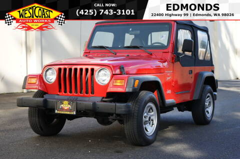 1999 Jeep Wrangler for sale at West Coast AutoWorks -Edmonds in Edmonds WA
