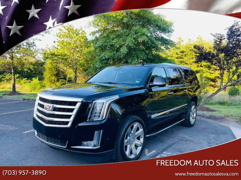 2020 Cadillac Escalade ESV for sale at Freedom Auto Sales in Chantilly VA