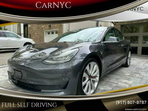 2019 Tesla Model 3 for sale at CarNYC in Staten Island NY