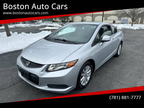 2012 Honda Civic for sale at Boston Auto Cars in Dedham MA