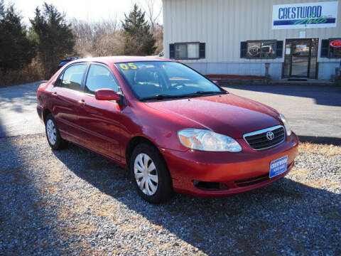 2005 Toyota Corolla for sale at Crestwood Auto Sales in Swansea MA