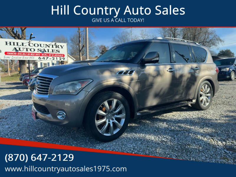 2013 Infiniti QX56 for sale at Hill Country Auto Sales in Maynard AR