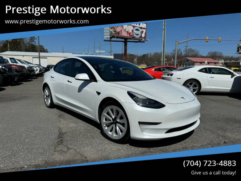 2022 Tesla Model 3 for sale at Prestige Motorworks in Concord NC