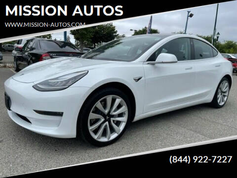2018 Tesla Model 3 for sale at MISSION AUTOS in Hayward CA