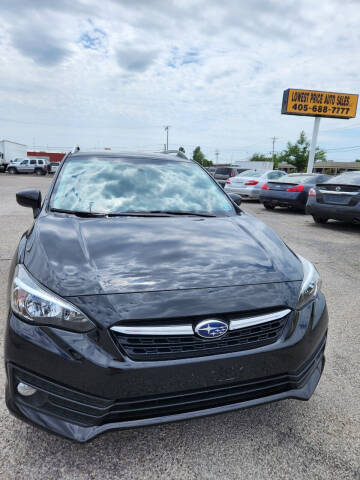 2020 Subaru Impreza for sale at LOWEST PRICE AUTO SALES, LLC in Oklahoma City OK