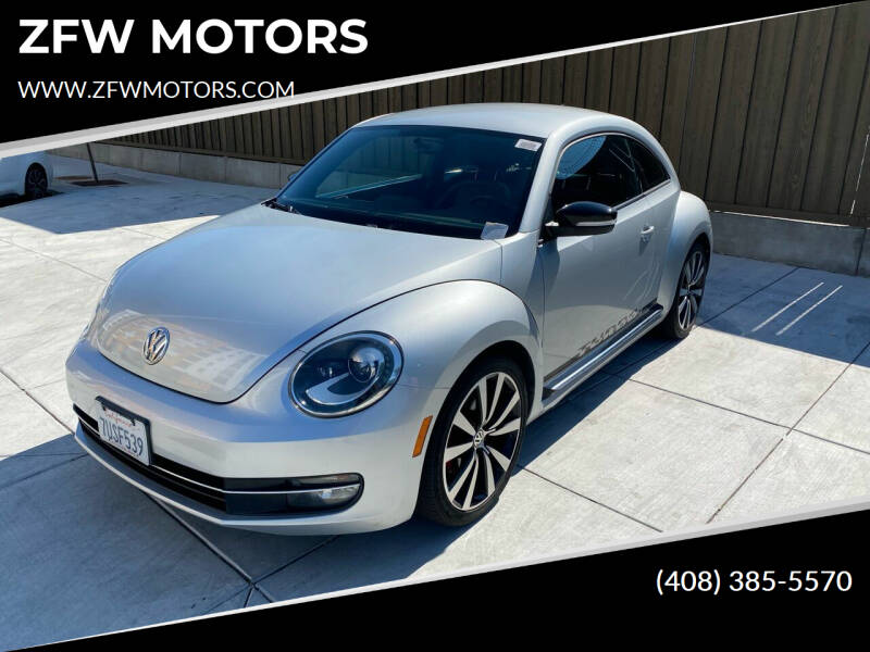 2012 Volkswagen Beetle for sale at ZFW MOTORS in Soquel CA