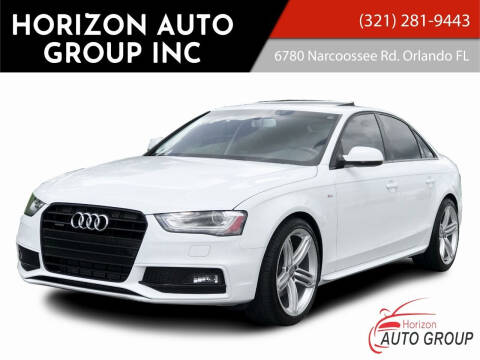 2014 Audi A4 for sale at HORIZON AUTO GROUP INC in Orlando FL