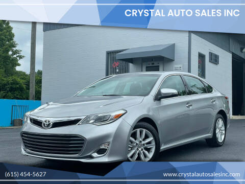 2013 Toyota Avalon for sale at Crystal Auto Sales Inc in Nashville TN