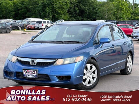 2010 Honda Civic for sale at Bonillas Auto Sales in Austin TX