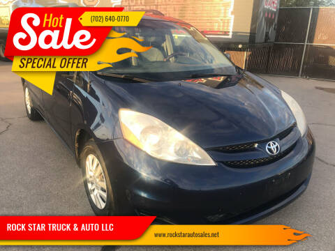 2007 Toyota Sienna for sale at ROCK STAR TRUCK & AUTO LLC in Las Vegas NV