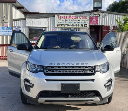 2017 Land Rover Discovery Sport for sale at TEXAS MOTOR CARS in Houston TX