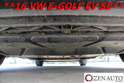 2016 Volkswagen e-Golf SE