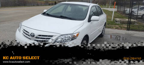 2013 Toyota Corolla for sale at KC AUTO SELECT in Kansas City MO
