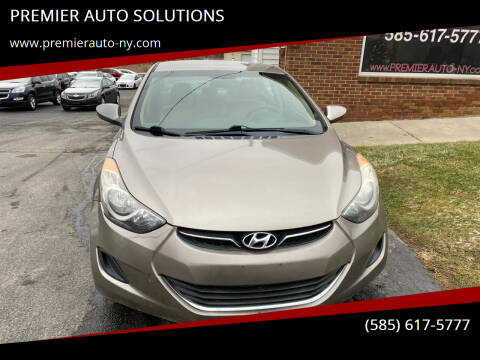 2013 Hyundai Elantra for sale at PREMIER AUTO SOLUTIONS in Spencerport NY