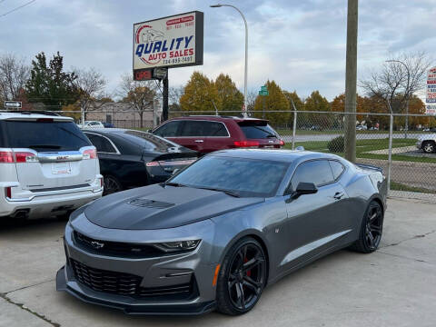 2021 Chevrolet Camaro for sale at QUALITY AUTO SALES in Wayne MI