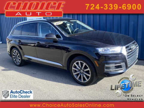 2017 Audi Q7 for sale at CHOICE AUTO SALES in Murrysville PA