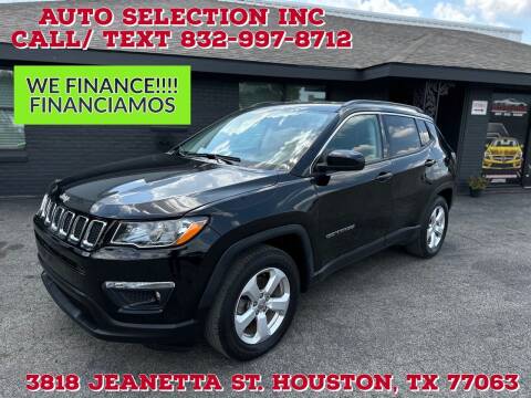2018 Jeep Compass for sale at Auto Selection Inc. in Houston TX
