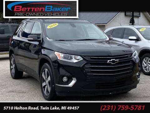 2018 Chevrolet Traverse for sale at Betten Baker Preowned Center in Twin Lake MI