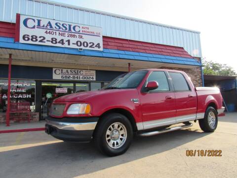 2001 Ford F-150 for sale at Classic Auto Brokers in Haltom City TX