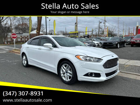 2014 Ford Fusion for sale at Stella Auto Sales in Linden NJ