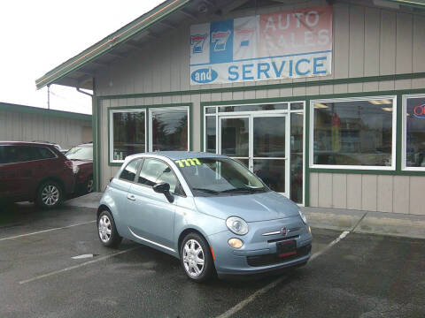 2013 FIAT 500 for sale at 777 Auto Sales and Service in Tacoma WA