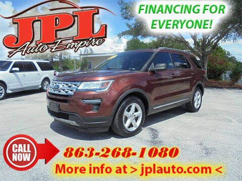 2018 Ford Explorer for sale at JPL AUTO EMPIRE INC. in Lake Alfred FL