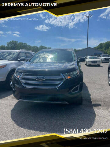 2015 Ford Edge for sale at JEREMYS AUTOMOTIVE in Casco MI