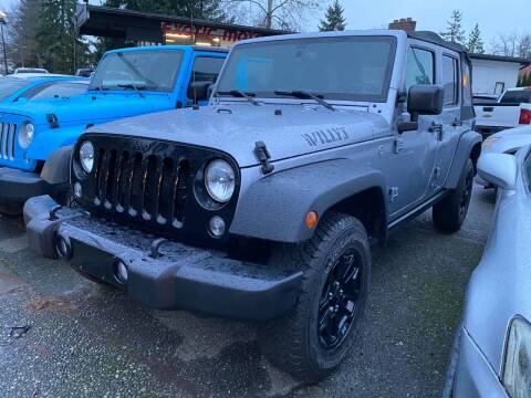 2016 Jeep Wrangler Unlimited for sale at Exotic Motors in Redmond WA
