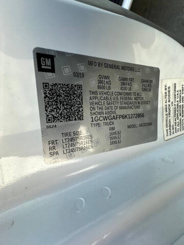 2019 Chevrolet Express 2500