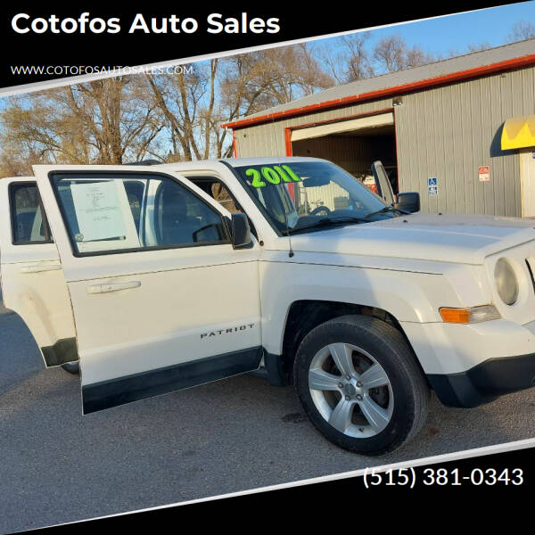 2011 Jeep Patriot for sale at Cotofos Auto Sales in Des Moines IA