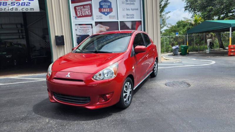 2015 Mitsubishi Mirage for sale at AUTOBOTS FLORIDA in Pompano Beach FL