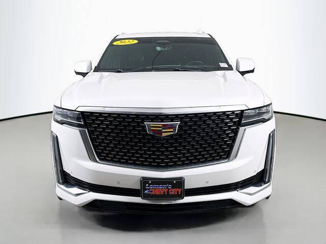 Used 2022 Cadillac Escalade Premium Luxury with VIN 1GYS4BKL7NR297829 for sale in Bloomington, IL