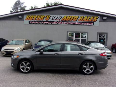 2014 Ford Fusion for sale at ROYERS 219 AUTO SALES in Dubois PA