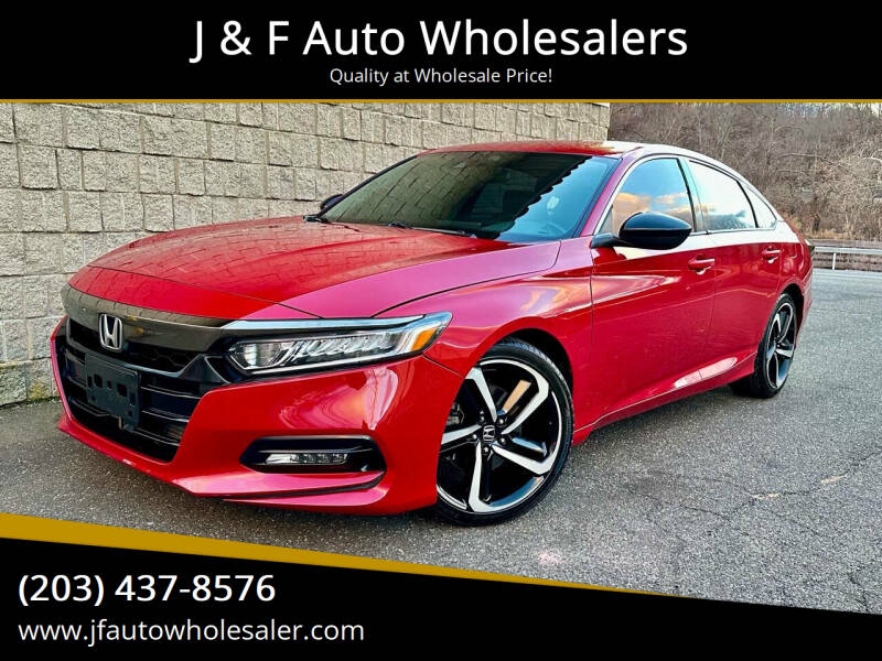 2018 Honda Accord for sale at J & F Auto Wholesalers in Waterbury CT