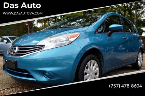 2016 Nissan Versa Note for sale at Das Auto in Virginia Beach VA